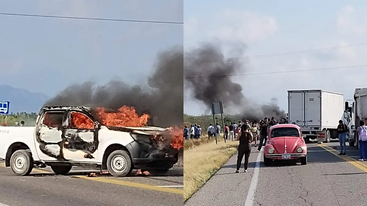 Bloqueo carretera Oaxaca 